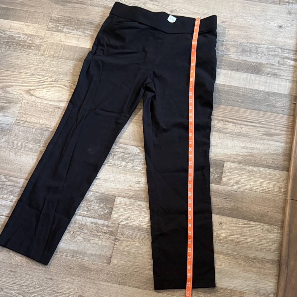 Coral Bay Black Straight-Leg Pants Size 8P - Picture 5 of 10